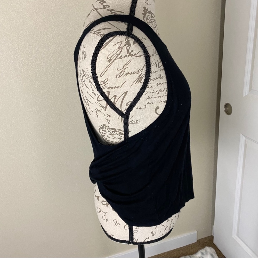 Black Soft Racerback Tank Top - Picture 6 of 8